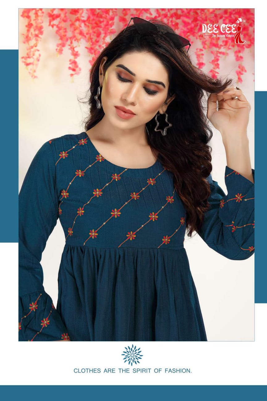 Meher By Deecee Fancy Tunic Short Kurtis Catalog